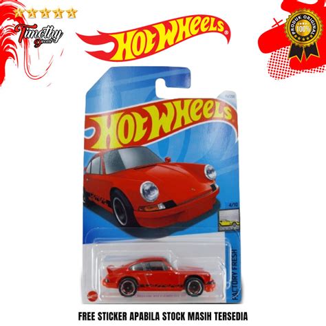 Jual Hot Wheels Porsche 911 Carrera RS 27 Merah Factory Fresh Shopee
