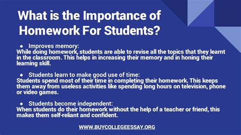 Ppt Importance Of Homework For Students Powerpoint Presentation Free