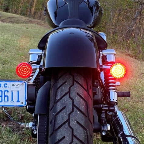 Genesis Solid Red Led Bullet Style Motorcycle Turn Signals