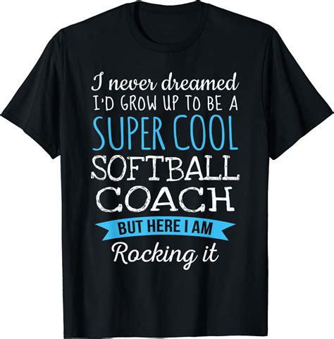 Funny Softball Coach Tshirt Appreciation Ts T Shirt Uk