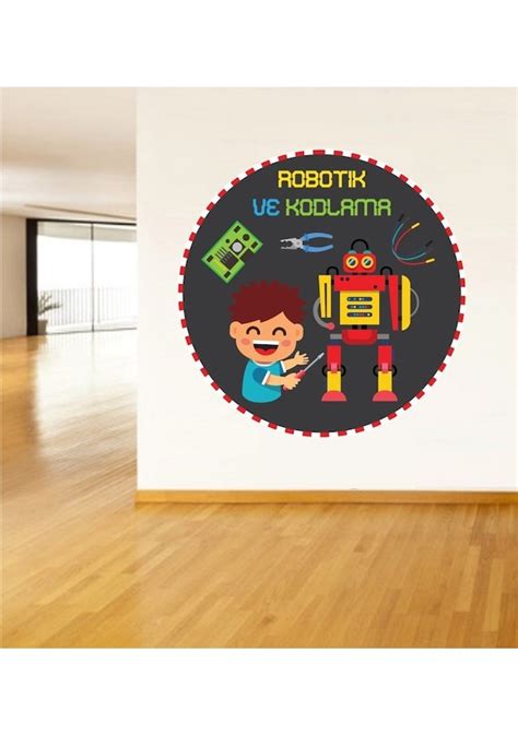 Robotik Ve Kodlama Sticker P6 Ebat 50 X 50 Fiyatları Ve Özellikleri