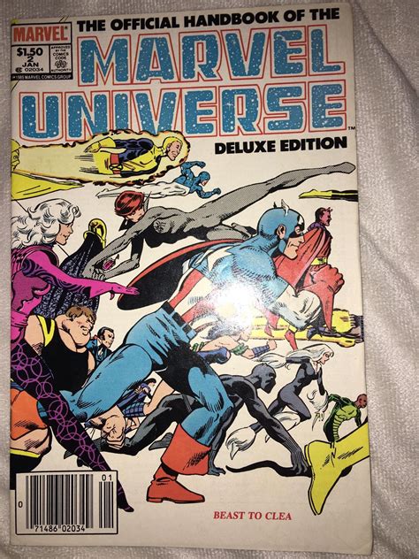 The Official Handbook Of Marvel Universe Jan Issue By Mark