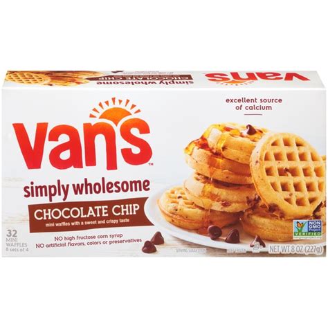 Vans Waffles Minis Chocolate Chip 32 Each Instacart