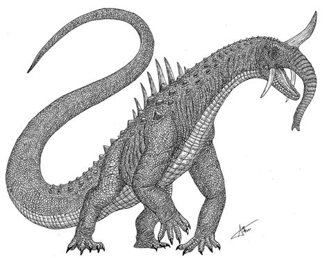 Mokele/ Mbembe | Monster artwork, Creature concept art, All godzilla ...