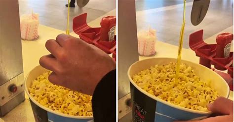 People Think This Woman's Straw Popcorn Buttering Hack Sucks - Funny ...