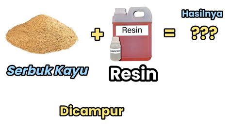 Apa Jadinya Resin Dicampur Serbuk Kayu Eksperimen Youtube