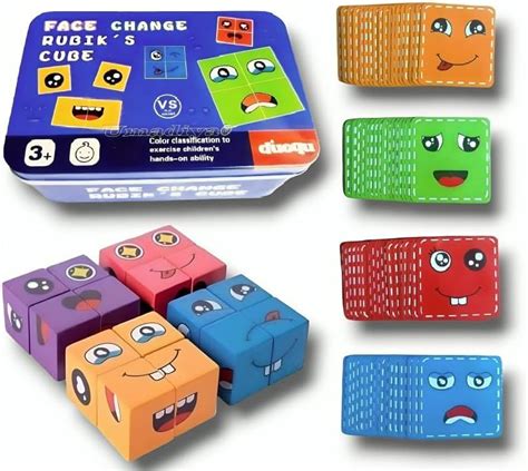 Buy Kiddie Galaxia® Smiley Face Emoji Cube Face Changing Game For Kids