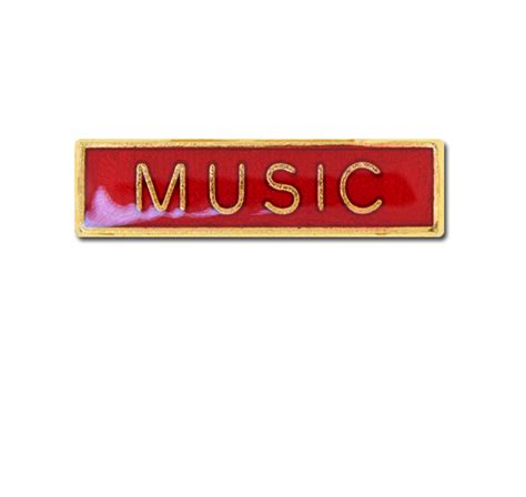 Music Small Bar Badge