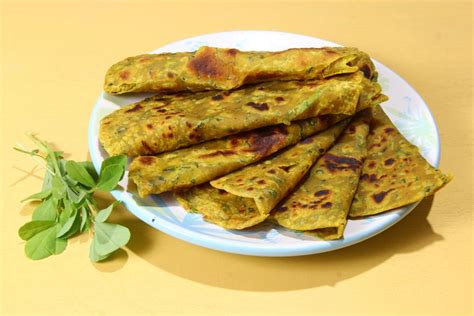 Methi Paratha Fenugreek Paratha