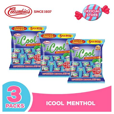 I Cool Mentholated Gum Candy 50s Ubicaciondepersonascdmxgobmx