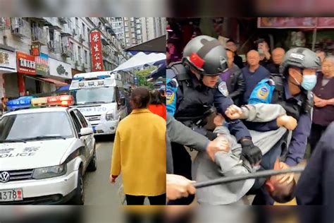 成都一男子当街持刀行凶伤害4人 警方：与其母因生活琐事发生争吵