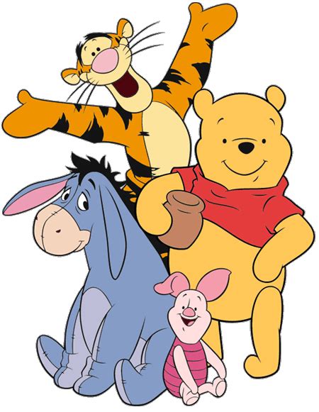 Winnie The Pooh Piglet Tigger And Eeyore Clip Art Disney Clip Art