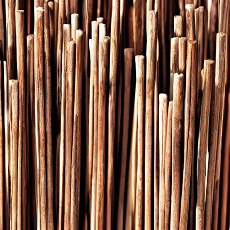 Highly Detailed Wooden Match Sticks 4k Texture Stable Diffusion