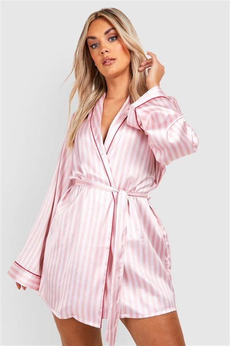 Women S Dressing Gowns Silk And Fluffy Dressing Gowns Boohoo Uk