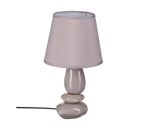 Lampe à Poser Pied En Céramique Abat jour En Coton H 30 Cm Lampe à