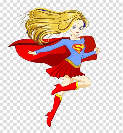 Cartoon Superwoman Clip Art Library