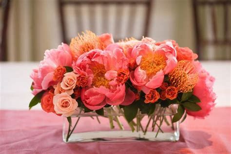 Long Low Rectangle Vase Table Decor And Centerpieces Pinterest