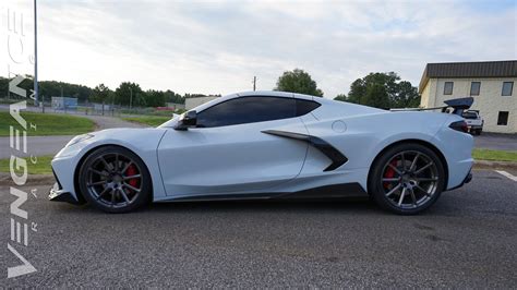 Chevrolet Corvette C Stingray White Forgeline Rb Wheel Wheel Front