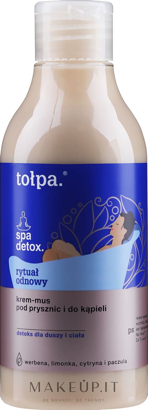 Tolpa Spa Detox Body Bath Shower Cream Crema Mousse Per Doccia