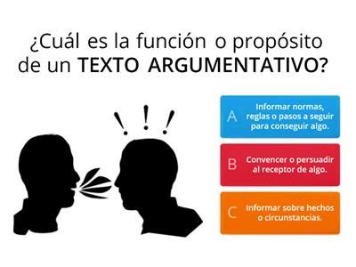 Textos argumentativos estructura Recursos didácticos