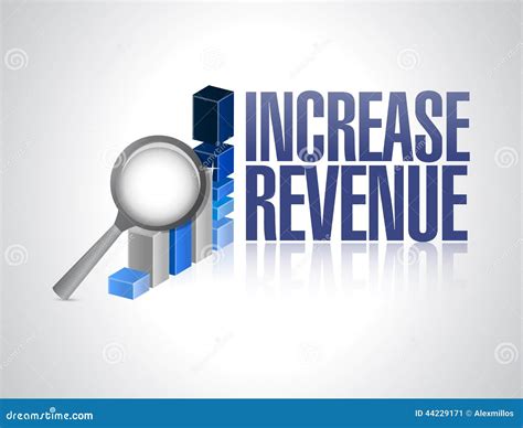 Increase Revenue Business Sign Illustration Stock Illustration