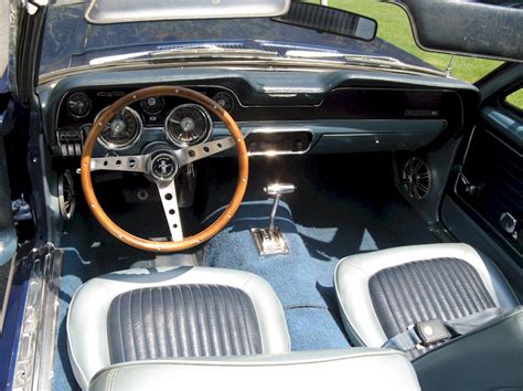 Vista Blue 1968 Ford Mustang Convertible Photo Detail