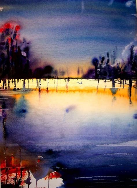 Landschappen Gallerij Liliane Goossens Aquarel Landschappen