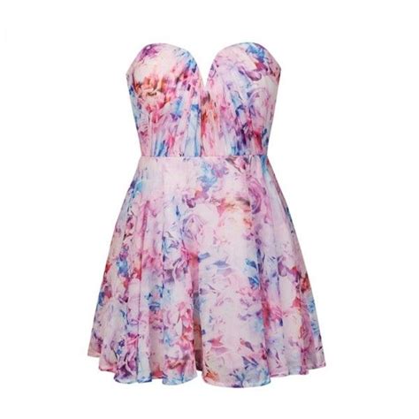 Ally Fashion Pleated Bust Pretty Floral Prom Dress Floral Prom Dresses Floral Print Prom