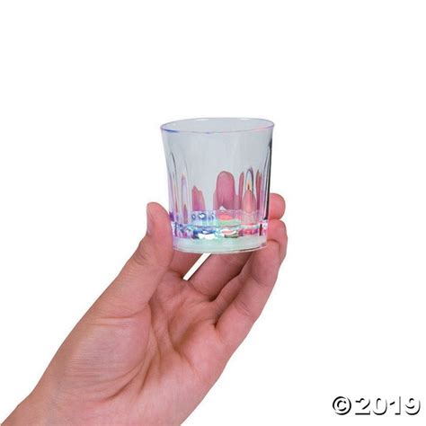 Light Up Plastic Shot Glasses 24 Unit S