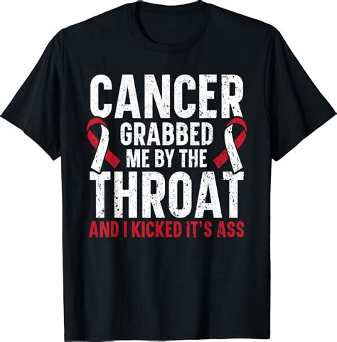 Cancer Grabbed Me By The Throat And I Kicked It S Ass T Shirt Walmart