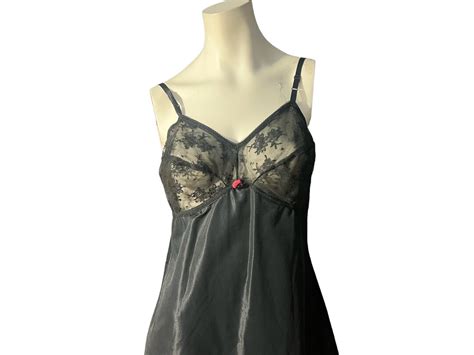 Vintage 50s 60s Pennyrich Slip Lingerie M Etsy