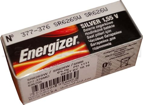 Bateria Energizer 377 376 SR626SW Baterie B2B