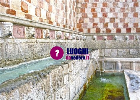 Laquila La Fontana Delle Cannelle Tra Storia E Leggenda