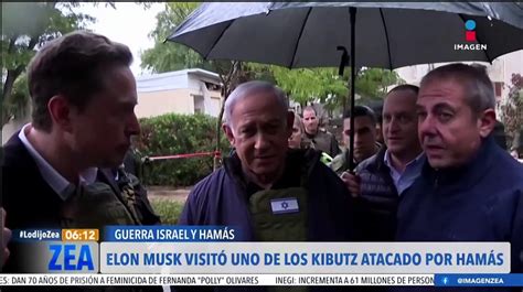 Elon Musk Visita Kibutz Donde Secuestraron A Una Peque A Estadounidense