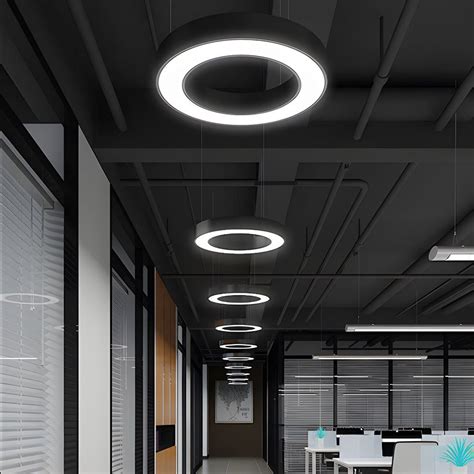 Dali Dt8 CCT Tunable Ring LED Pendant Light Suspended Circular Profile