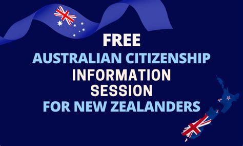 Australian Citizenship Information Session For New Zealanders