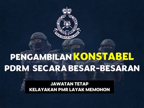 Official Kerja Kosong Konstabel Polis Diraja Malaysia Tcer My