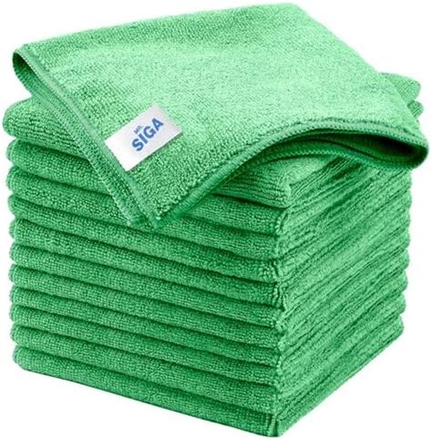 Mr Siga Lot De Chiffons De Nettoyage Serviettes En Microfibre Tout