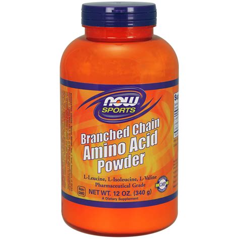 Now Foods Sports Branched Chain Amino Acid Powder 12 Oz 340 G