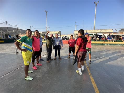 Alcalde Confirma Apoyo Al Deporte Y Realizar Mejoras A Losa Deportiva