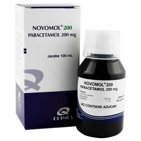 NOVOMOL 200 Paracetamol 200 Mg Contenido De 100 Ml Jarabe Punto Farma