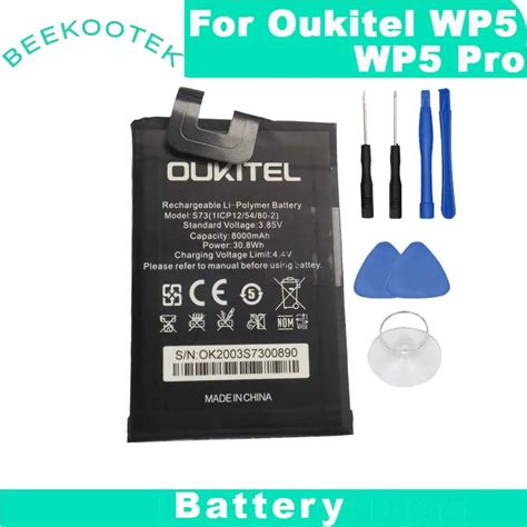 New Original Oukitel Wp Pro Battery Phone Inner Battery Mah Repair