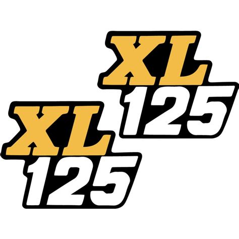 Honda Xl Yellow Stickers Decals Decalshouse