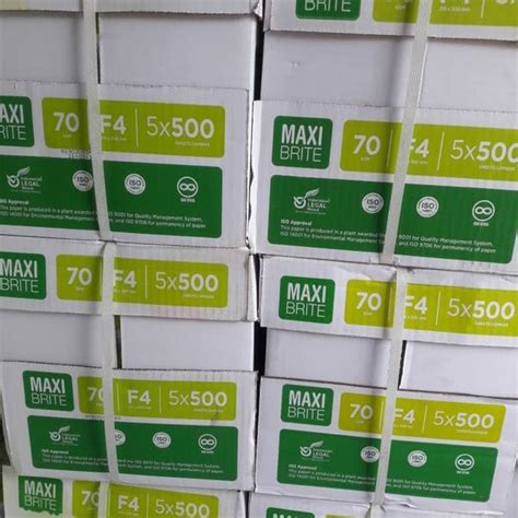 Jual Promo Kertas Hvs F4 70 Gsm Maxi Brite Di Lapak Ibnu Ubaedillah