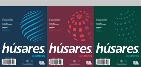 BLOCK ESQUELITA HUSARES BUSINESS 80h Libreria San Luis