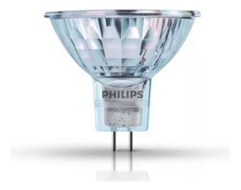 Lámpara halógena Philips Mr16 50 W 12 V Gx 5 3 2700 K color blanco