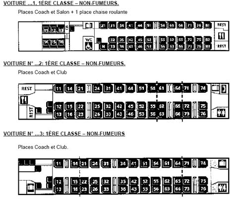 Schema Plan Des Places Dans Voiture Tgv Inoui Communauté Mcms™