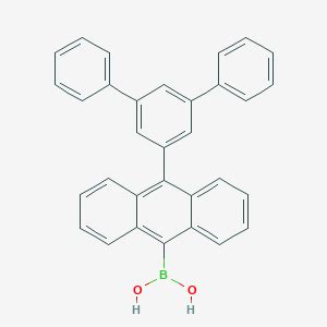 10 1 1 3 1 Terphenyl 5 Yl Anthracen 9 Yl Boronic Acid