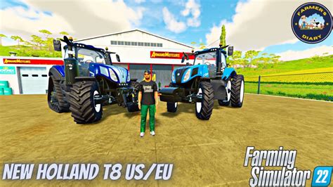 Farming Simulator 22 New Holland T8 Genesis Series Useu Update Fs22