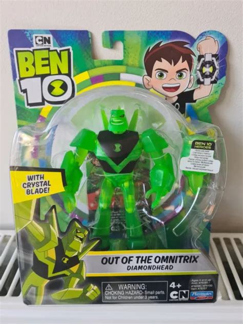 Ben 10 Out Of The Omnitrix Diamondhead Action Figure 4 5” Inch 10 13